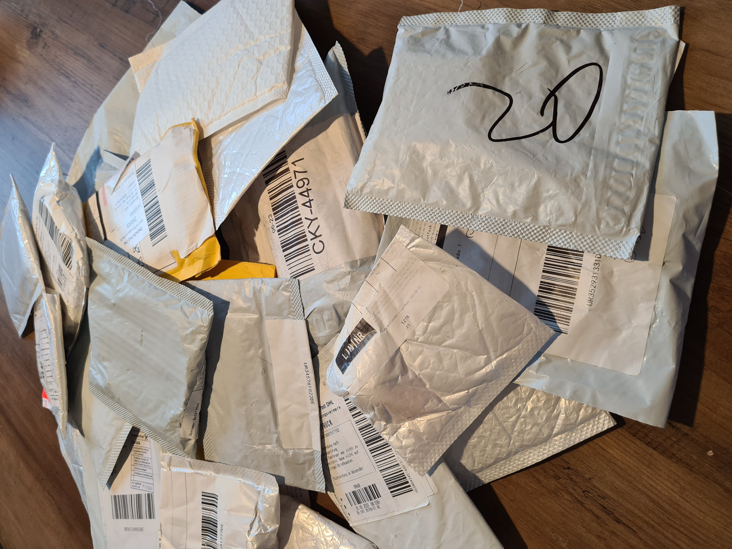 24 Mini Tüten zb. für einen lustigen Adventskalender