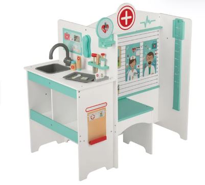 Playtive Holz Arztpraxis, mit Blutdruckmonitor und Waschbecken
