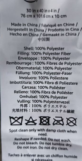 Tier/ Hundebett Wasserabweisend 76cm x 101.6cm x 10 cm NEU In/Outdoor