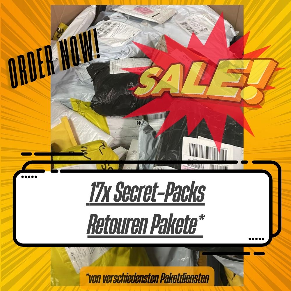 17x  Secret-Packs /Retouren Pakete