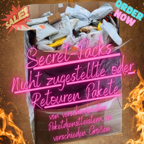 1x NICHT ZUSTELLBARE oder RETOUREN Pakete (einfach Stückzahl wählen)