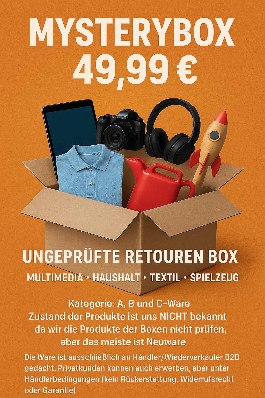 **BLACKDEAL** Retouren/Mystery Test-Box **BLACKDEAL**