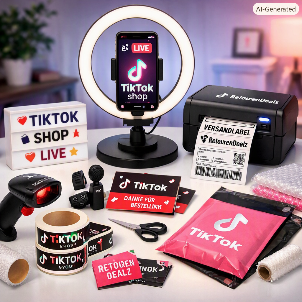 TikTok Shop Artikel wie im Live gezeigt