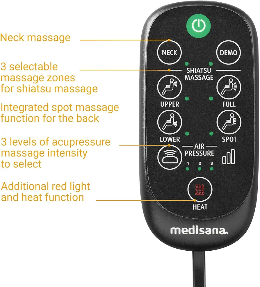 Medisana MC 825 Shiatsu Massageauflage