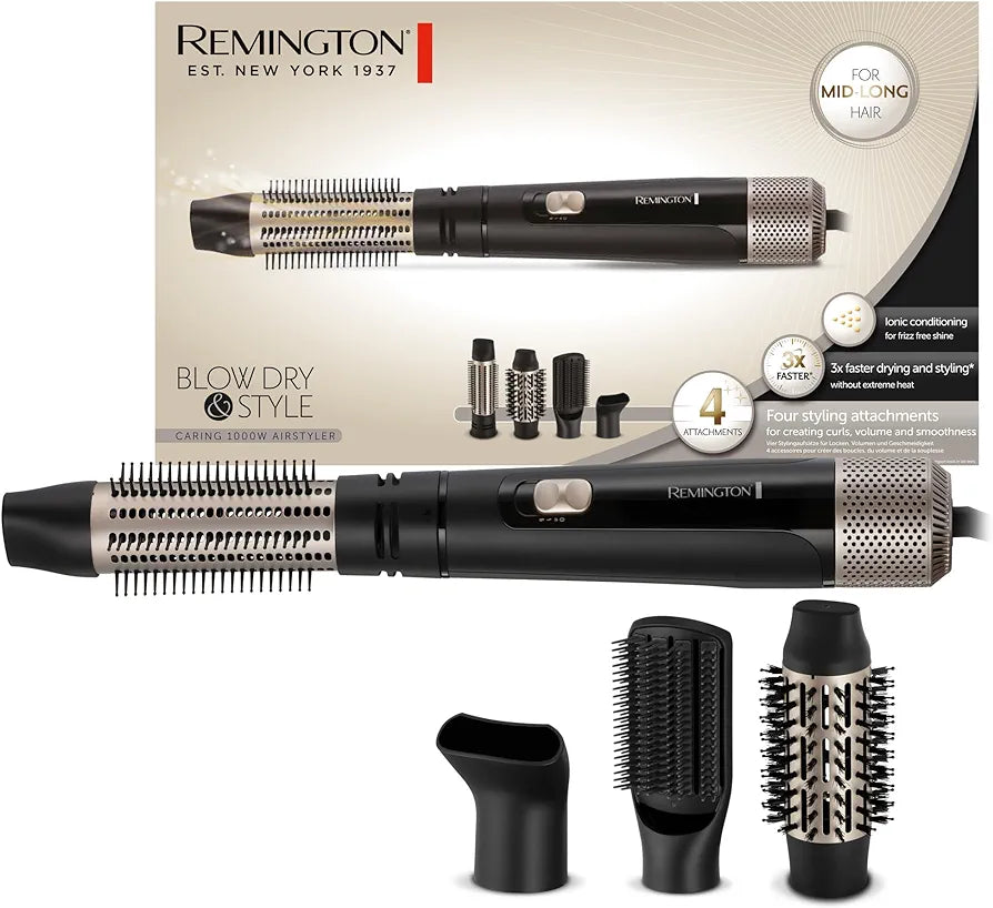 Remington Warmluftbürste [inkl. 4 Aufsätze