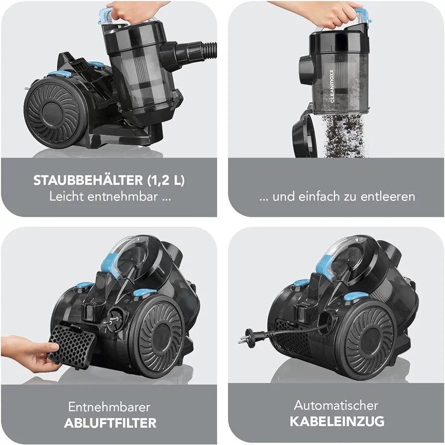 CLEANmaxx Zyklon-Staubsauger