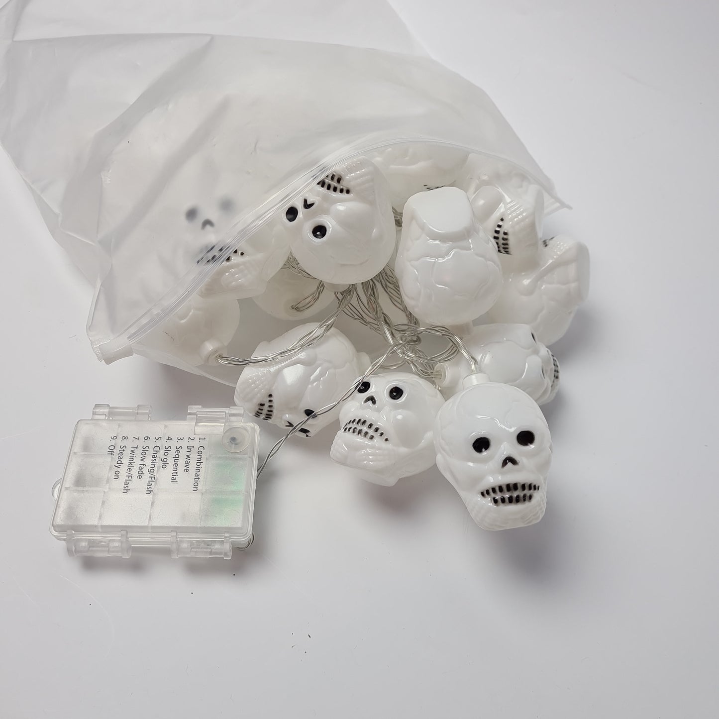 Lichterkette Totenkopf