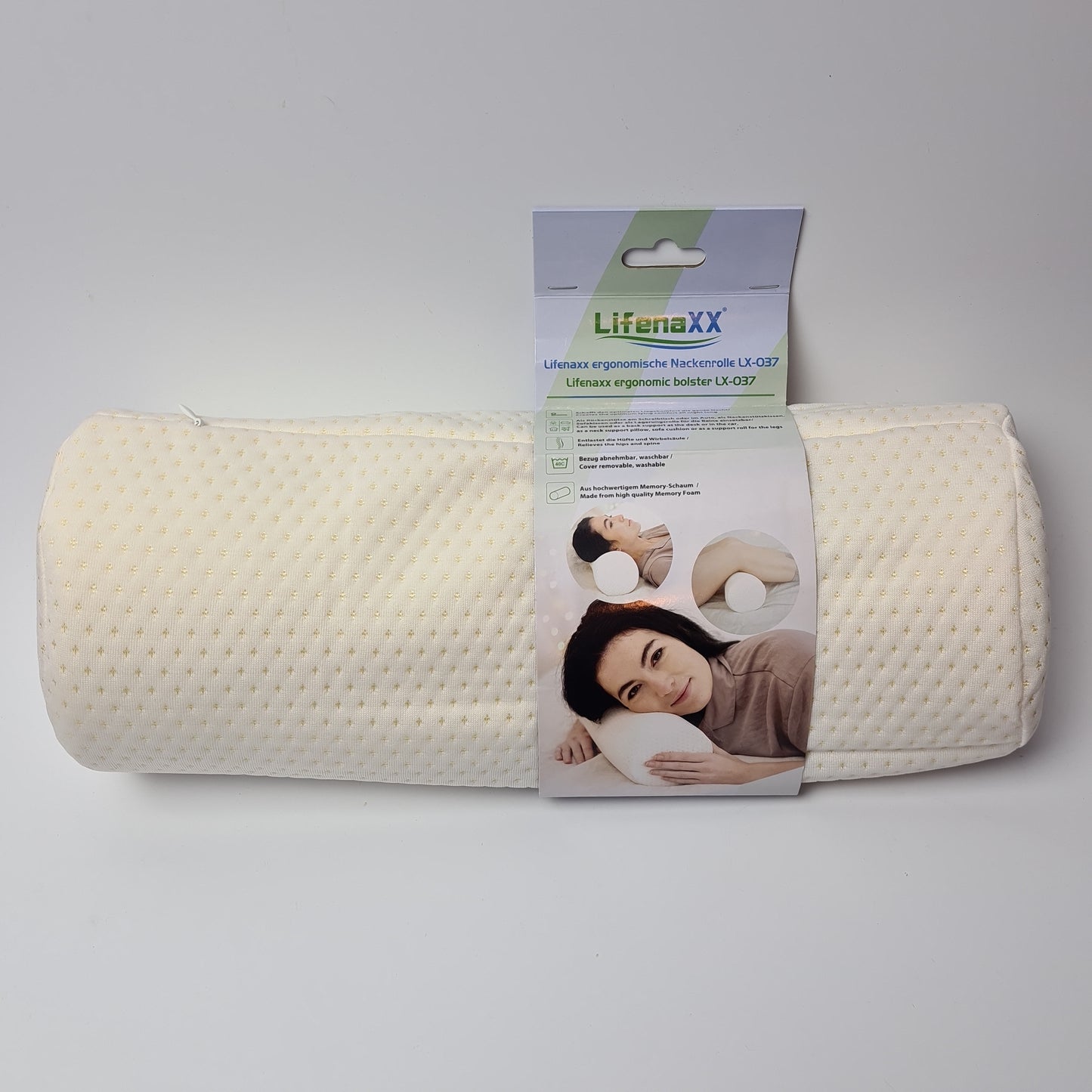 Lifenaxx ergonomische Nackenrolle LX-037