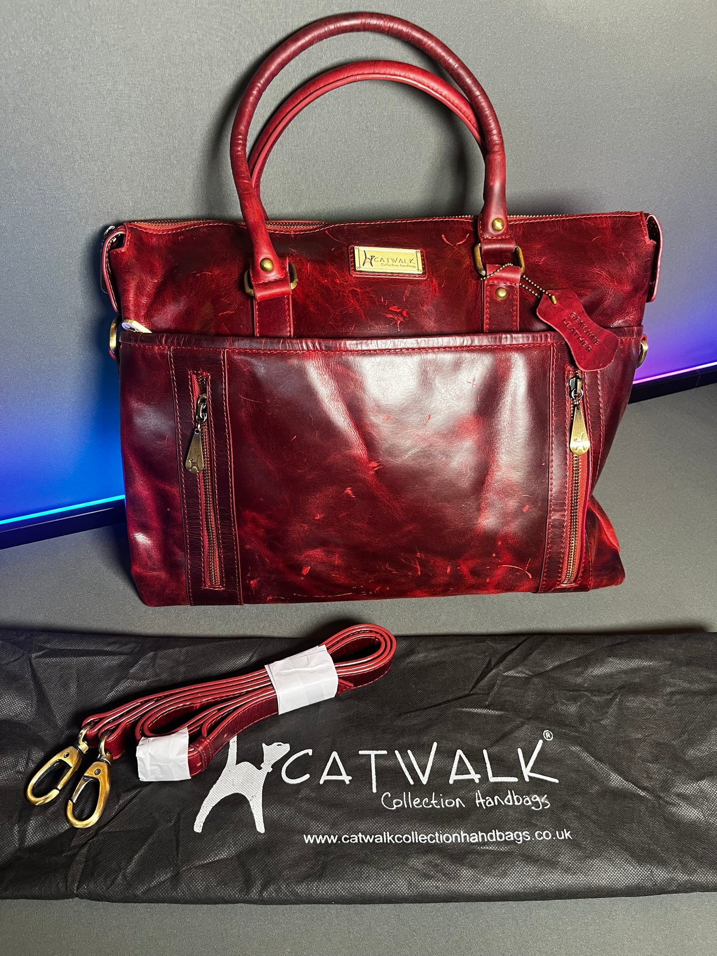 C.a.t.w.a.l. k Collection Handtasche Echt Leder