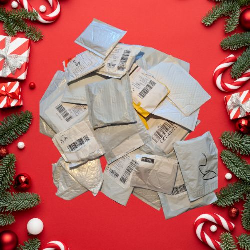 24 Mini Tüten zb. für einen lustigen Adventskalender