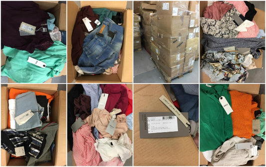 Misch-Paket aus diversen Kleidungsstücken – vielseitige Auswahl für jeden Anlass / pro Kg