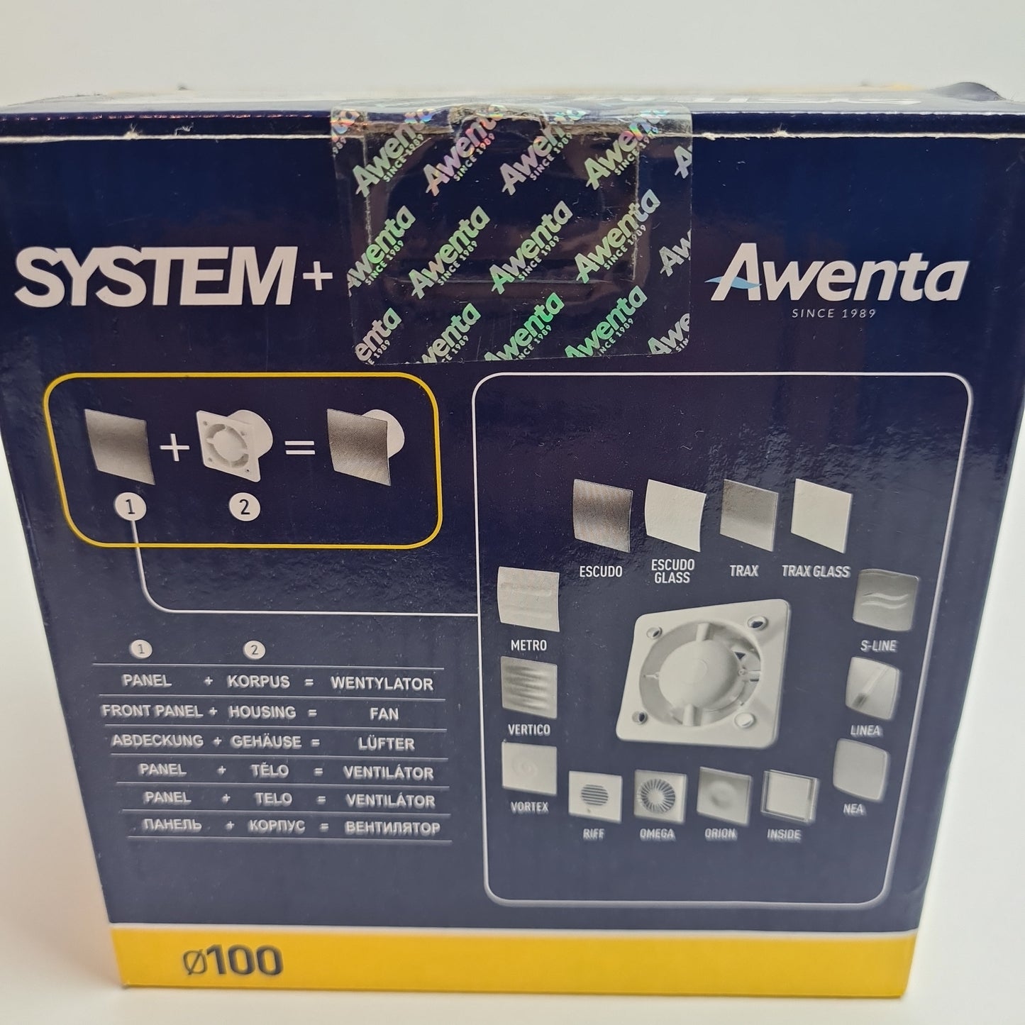 AWENTA System+ lüfter gehäuse Ø 100 KWS100H
